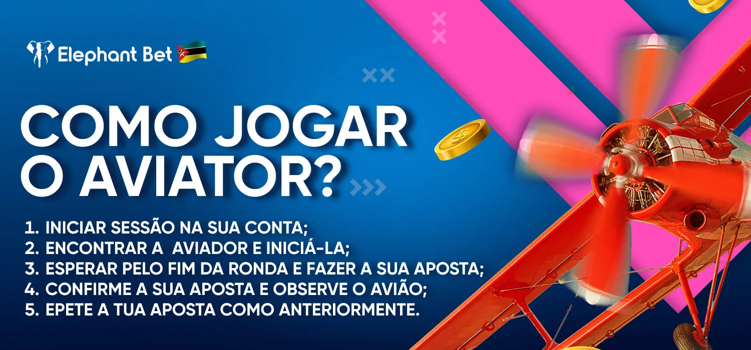 como jogar o aviator