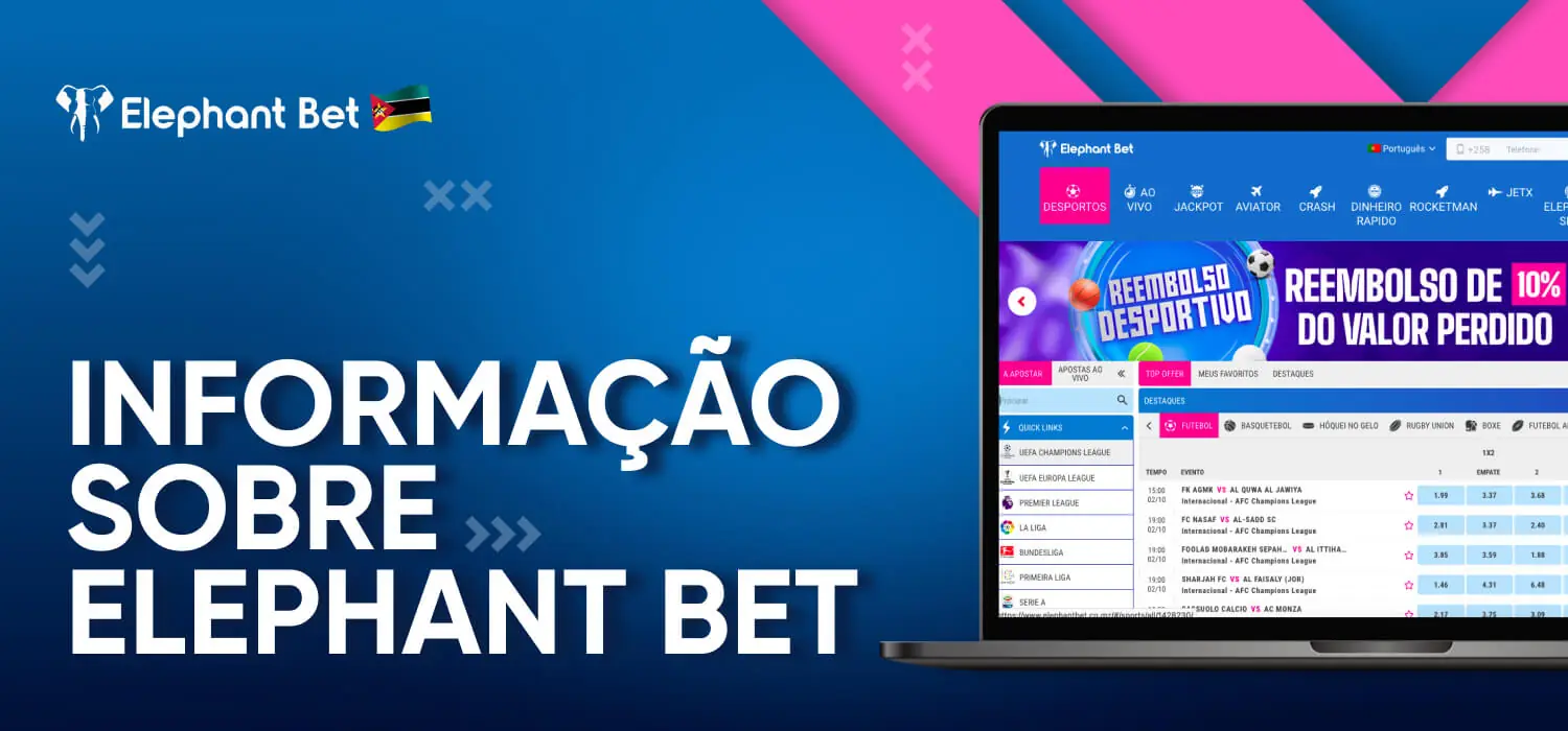 informação sobre elephant bet